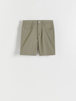 Reserved Slim fit shorts Haki | LJFR25076
