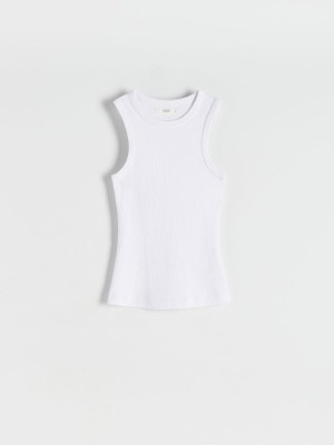 Reserved Slim fit top Beyaz | NBCJ20786