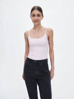 Reserved Slim fit top Pembe | CBMP13572