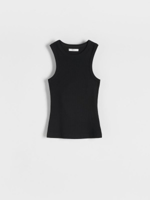 Reserved Slim fit top Siyah | JNEP57061
