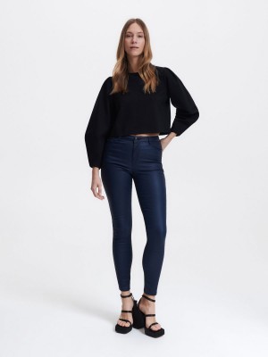 Reserved Slim fit trousers Lacivert | DTHS20916