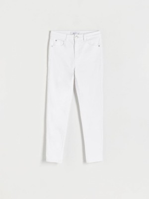 Reserved Slim jeans Beyaz | XOWD49321