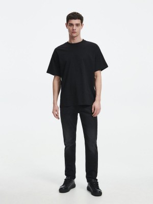 Reserved Slim jeans Gri | NQES45260