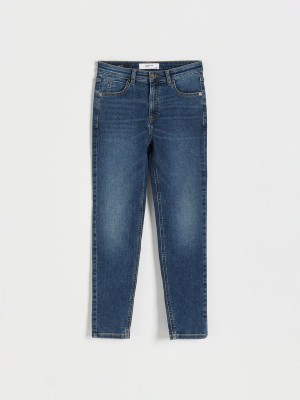 Reserved Slim jeans Lacivert | CYHN79364