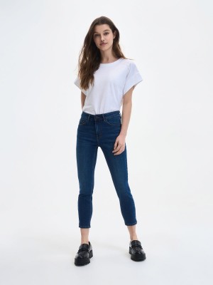Reserved Slim jeans Lacivert | JVWN24160