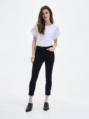 Reserved Slim jeans Siyah | VOWL94283
