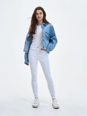 Reserved Slim push up jeans Beyaz | ZTPS15326