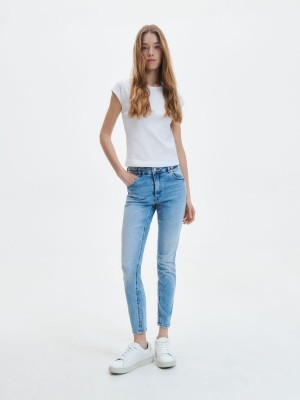 Reserved Slim push up jeans Mavi | HRZQ28516