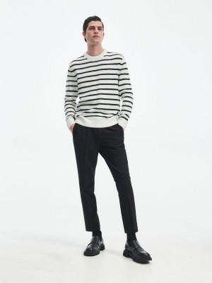 Reserved Stripe jumper Beyaz | PYLM40839