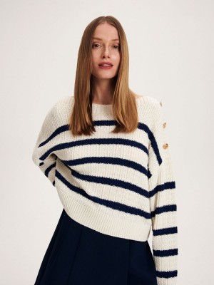 Reserved Stripe jumper Renkli | XLCR39105
