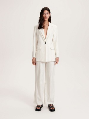 Reserved Suit trousers Ivory | EVKZ40257
