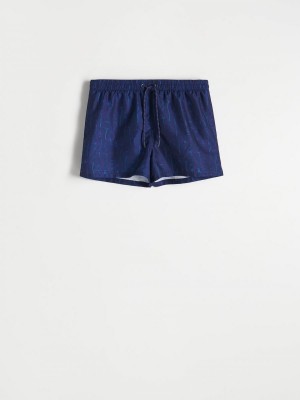 Reserved Swim shorts Lacivert | YCVX04327