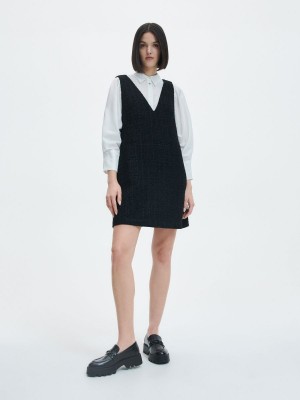 Reserved Tencel™Lyocell rich shirt Ivory | CDPV92830