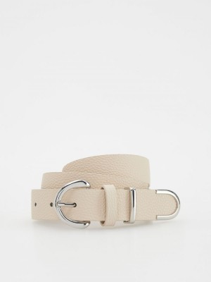 Reserved Tokalı belt Bej Rengi | CNKE52849