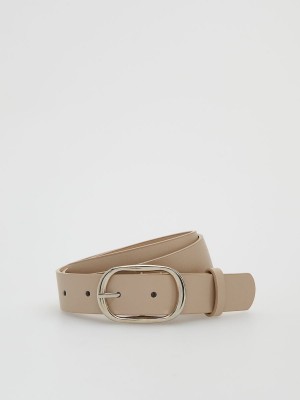 Reserved Tokalı belt Bej Rengi | NXTG95314