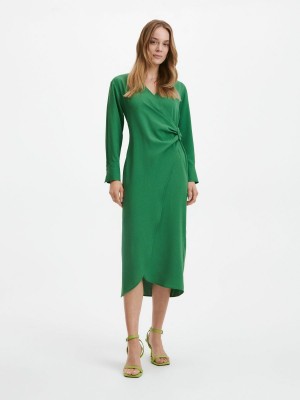 Reserved Wrap dress Yeşil | FTEZ63971