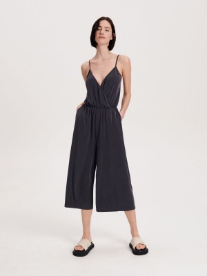 Reserved Wrap jumpsuit Gri | IOWZ61704