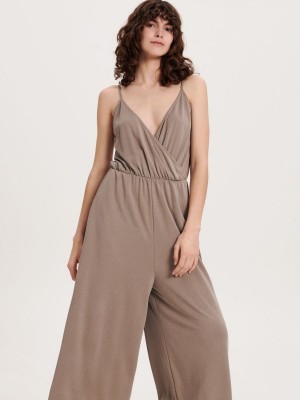 Reserved Wrap jumpsuit Kahverengi | JIUV35091