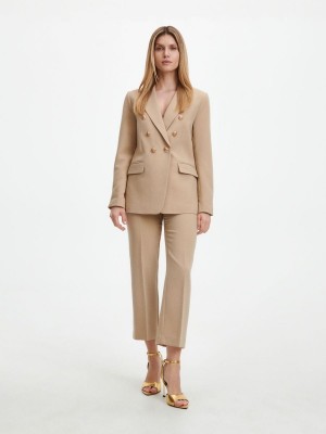Reserved Zarif trousers with pressed crease Bej Rengi | OIXL93405