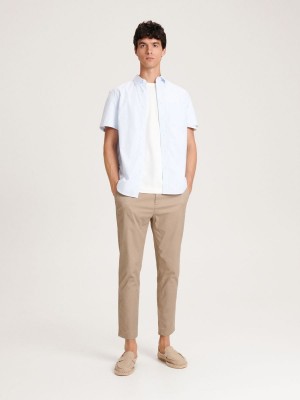 Reserved regular fit striped shirt Mavi | GEUA42713